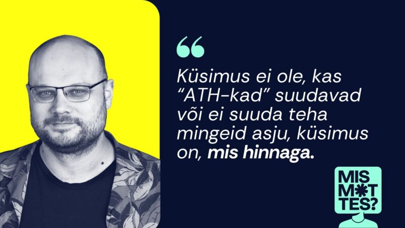 ATH Liidu juhatuse liige Kersten Kõrge podcastis “Mis mõttes?”